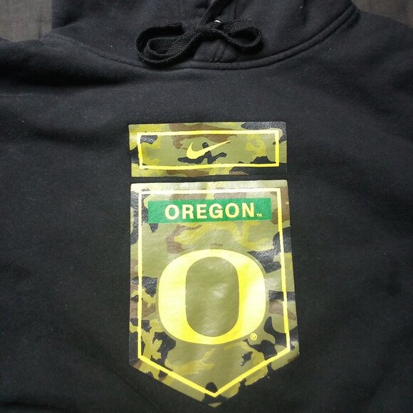 Nike Oregon Ducks Service Salute Hoodie Sweatshirt - Picture 1 of 6